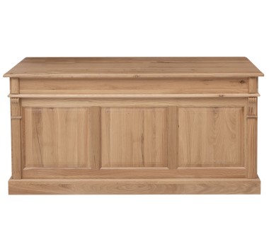 Office desk, closed back directoire collection, oak