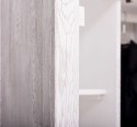 2-door wardrobe Wild Oak, drawer on metal rail