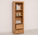 Shelf with two drawers Wild Oak, drawers on metal rails