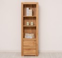 Shelf with two drawers Wild Oak, drawers on metal rails