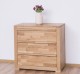 Chest of three drawers Wild Oak, drawers on metal rails