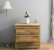 Chest of three drawers Wild Oak, drawers on metal rails