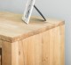 Chest of three drawers Wild Oak, drawers on metal rails