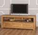 TV cabinet with three  drawers Wild Oak, drawers on metal rails