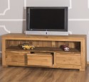 TV cabinet with three  drawers Wild Oak, drawers on metal rails