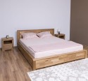 King size bed Wild Oak", 180x200