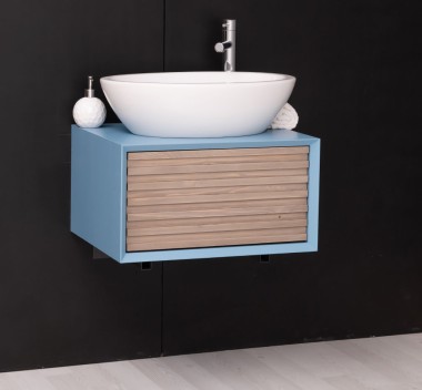 Bathroom item 1 drawer "Slatted"