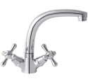 Bathroom faucet with Mofem TREFF spout