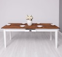 Farm house table oak top 210X90