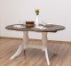 Oval table with 2 legs 160 / 230x120cm