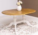 Oval table with 2 legs 160 / 230x120cm