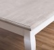 Dining table with curved legs 180x90x78cm