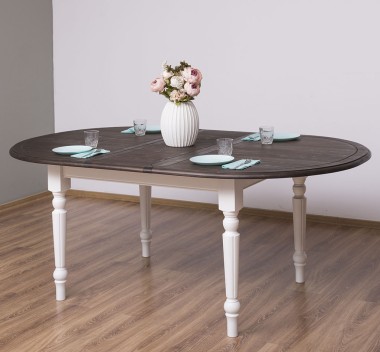 Extendable oval table 160 / 200cm