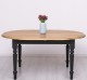 Extendable oval table 160 / 200cm, oak top