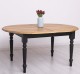 Extendable oval table 160 / 200cm, oak top