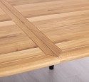 Extendable oval table 160 / 200cm, oak top