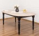 Extendable oval table 180 / 220cm, oak top