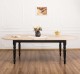 Extendable oval table 180 / 220cm, oak top