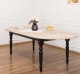 Extendable oval table 180 / 220cm, oak top