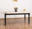 Extendable oval table 210 / 250cm, oak top