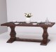 Colonial pillar leg dining table 210x90cm