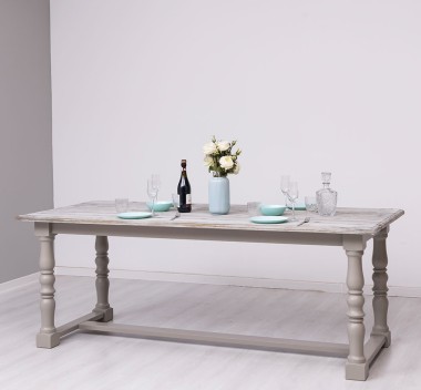 Monastery table with turned legs 160x90cm