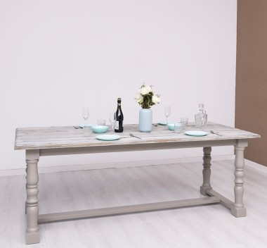 Monastery table with turned legs 180x90cm