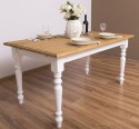 Dining table with turned legs 160x90cm