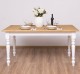 Dining table with turned legs 160x90cm