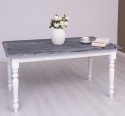 Dining table with turned legs 160x90cm