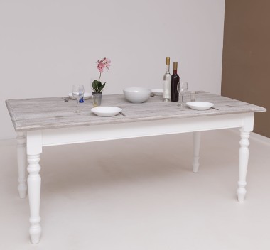 Dining table with turned legs 160x90cm