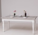 Dining table with turned legs 160x90cm