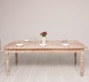 Dining table with turned legs 160x90cm