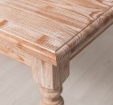 Dining table with turned legs 160x90cm