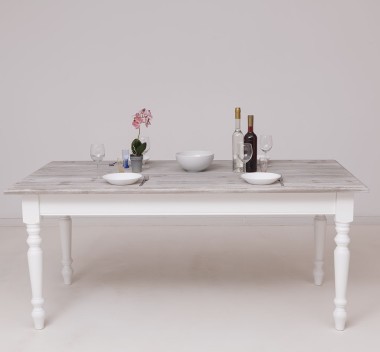 Dining table with turned legs 180x90cm