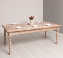 Dining table with turned legs 180x90cm