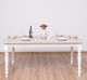 Dining table with turned legs 180x90cm, oak top