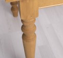 Dining table with turned legs 210x90cm