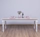 Dining table with turned legs 210x90cm, oak top