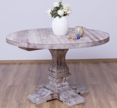 Table with central leg, colonial