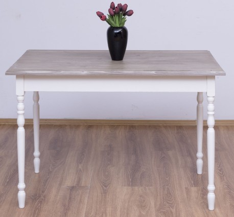 Table with turned legs,...