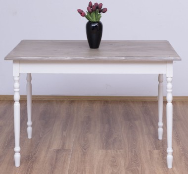 Table with turned legs, dim. 120x70x78