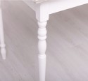 Table with turned legs, dim. 140x70x78