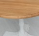 Bar table with round top 78cm, oak top