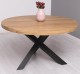 X-Y base dining table, oak top