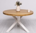 X-Y base dining table, oak top