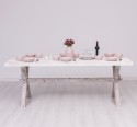 Dining table with X legs, 210