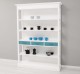 Large shelf with 3 drawers, 3 shelves - Color Corp_P004 / Color Drawers_P008 - DOUBLE COLORED