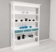 Large shelf with 3 drawers, 3 shelves - Color Corp_P004 / Color Drawers_P008 - DOUBLE COLORED