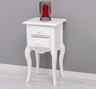 Small Console, Curved Legs, 2 Drawers - Color_P004 - PAINT